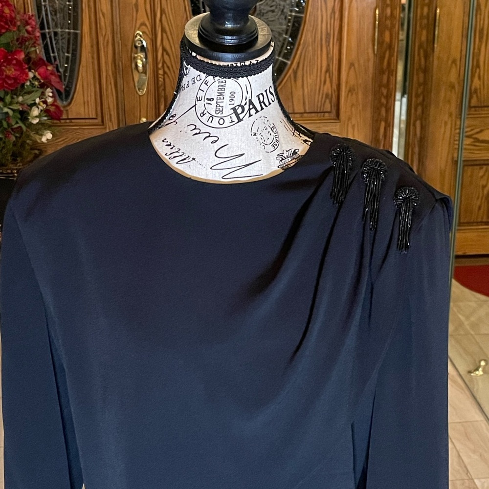 DAYMOR COUTURE VINTAGE BLACK DRESS